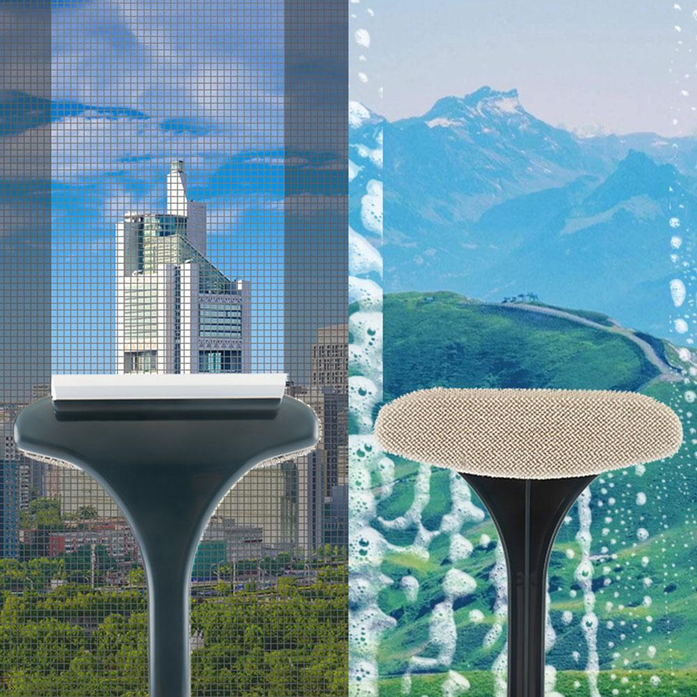 Brosse de nettoyage spécial pour moustiquaire, outil multifonctionnel de nettoyage de vitres de voiture et de ménage