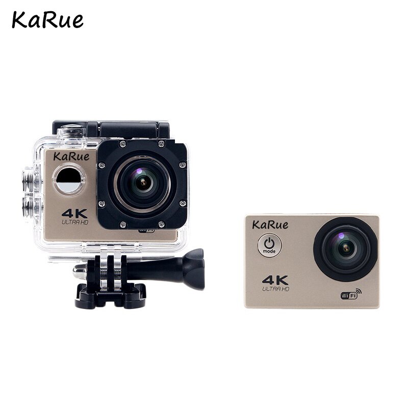 KaRue F60/F60R Action Camera Underwater Ultra HD 4K WiFi 30M Outdoor Sports Camera 2.0" LCD 1080p 60fps Camera Free S