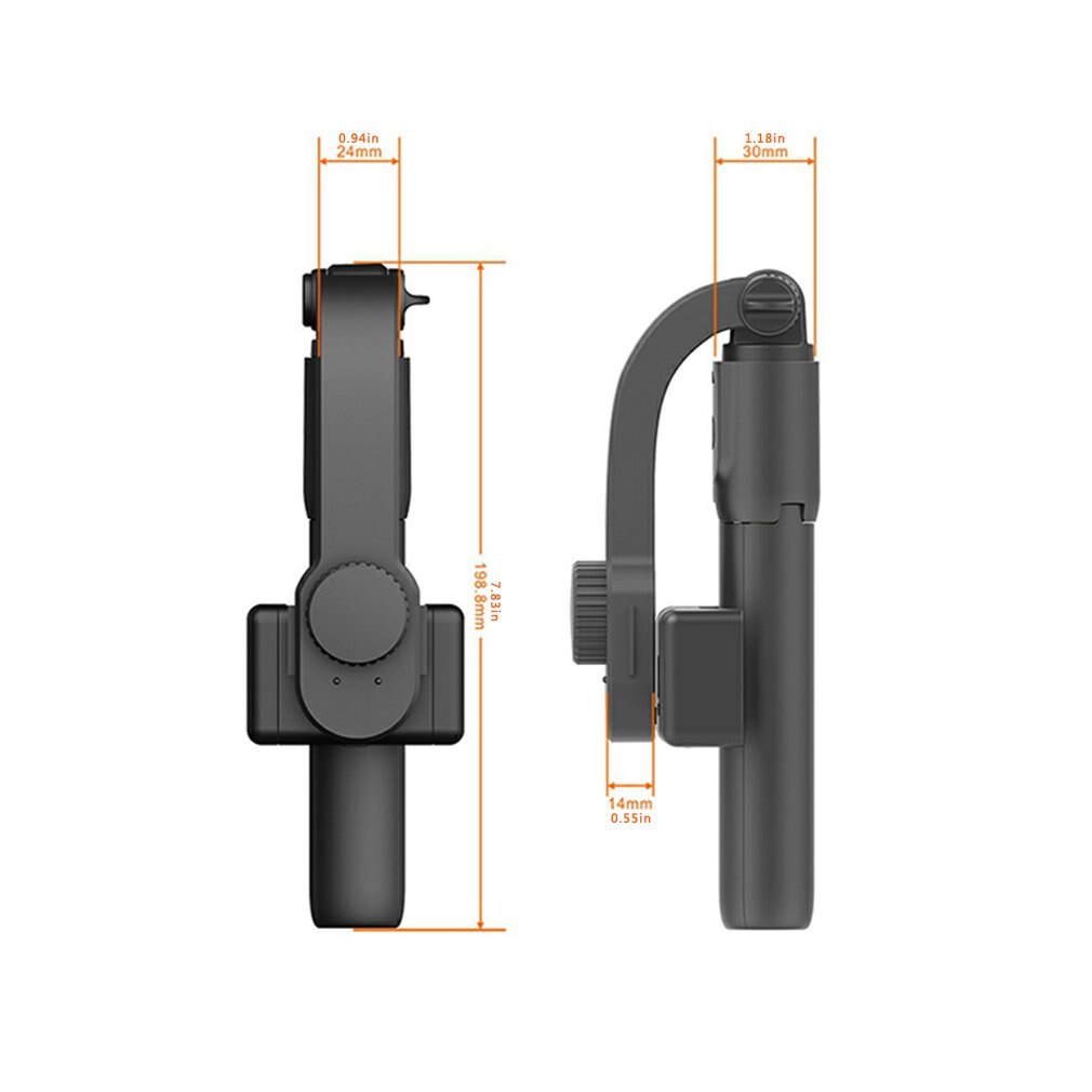 GS08 Single Axis Handheld Gimbal Stabilizer With Wireless Shutter Tripod For Smartphone Action Camera Video Record Live Tools