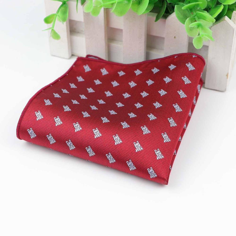 Men Kid Polyester Handkerchiefs Woven Printing Pocket Square Hankies Party Casual Bike Umbrella Dog Car Pockets Hanky: 8