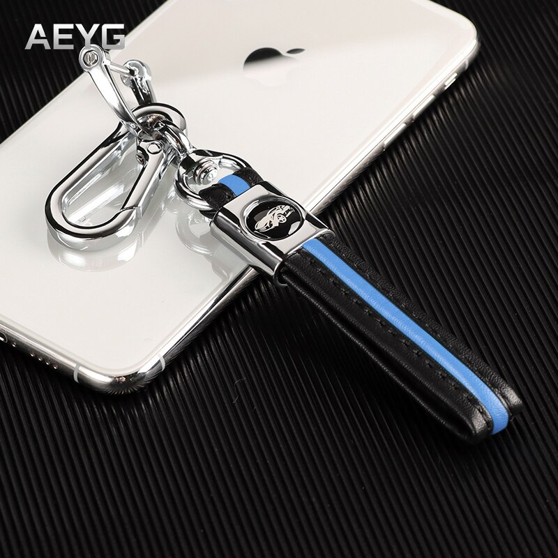 TPU Leather Car Key Case Cover For Ford F-150 Mondeo Galaxy S-Max Explorer Ranger Focus 3 4 ST Mustang Edge Fiesta MK 3 MK4 MK5: Keychain Blue
