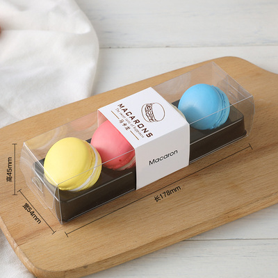 50 sets doorzichtige pvc mousse cake dozen macarons verpakking bal bruiloft cupcake dozen babyshower verjaardag feestdecoratie: B  4 granen