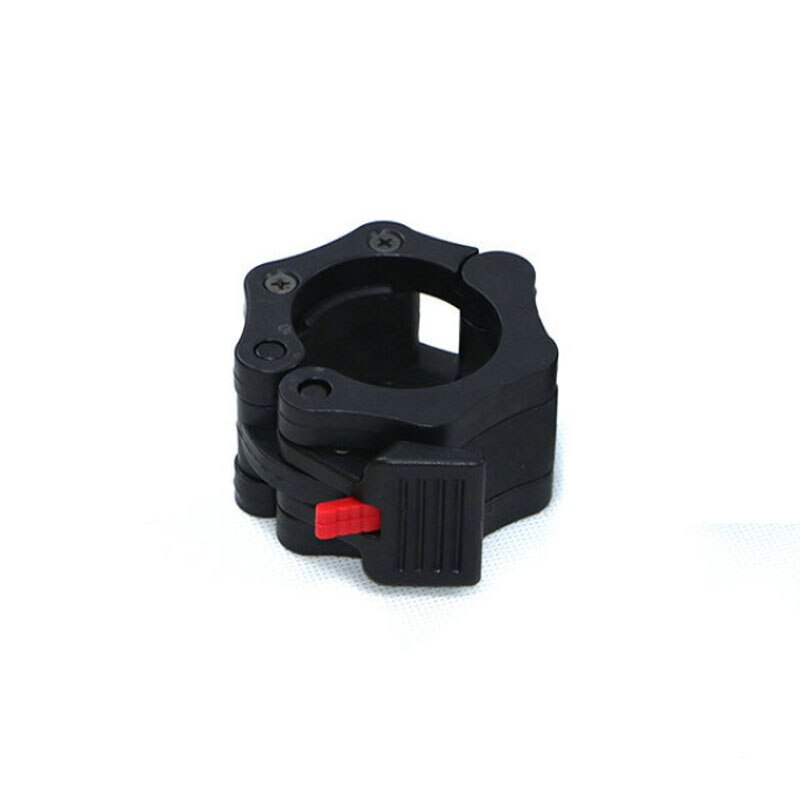 Abrazaderas de barra de pesas de liberación rápida, Clips de barra de pesas olímpica para levantamiento de pesas y entrenamiento de fuerza, 50mm: Black-One