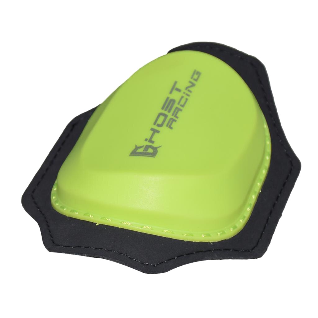 Groene motorfiets sport kniebeschermers knie sliders pads voor rijden skaten snowboards