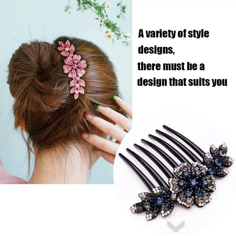 Peineta lateral para pelo de cristal para decoración, peines de cristal para el pelo de boda, accesorios para el cabello de novia, tocado para el pelo para mujer, adornos de joyería