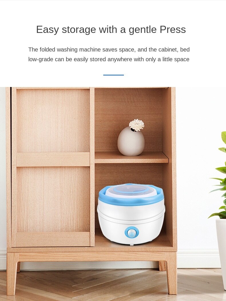 folding washing machine small household portable washing machine mini washing machine