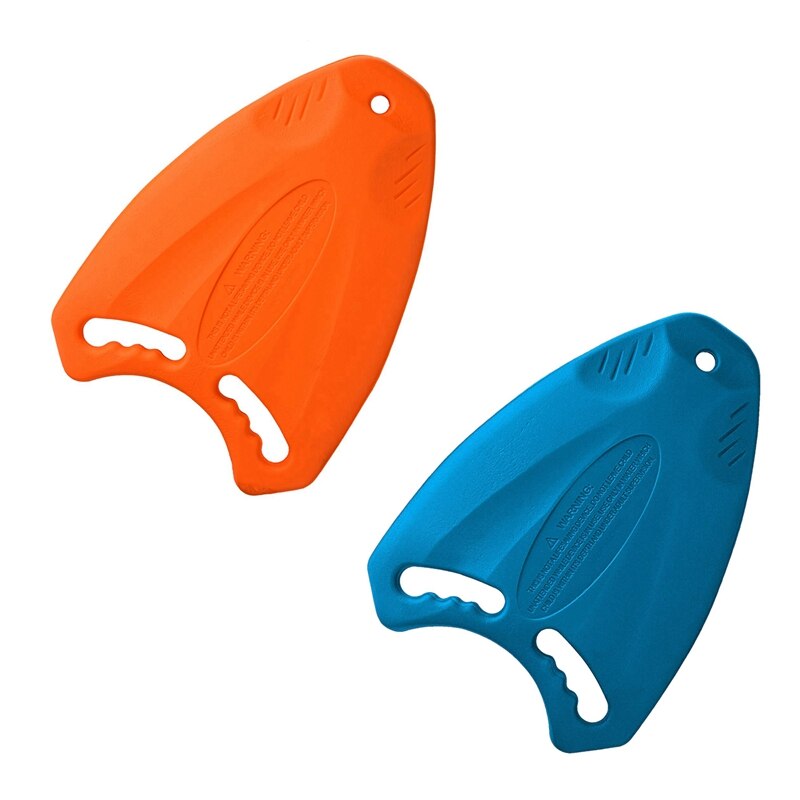 2PCS Swim Board Back Float Kickboard Safe Training Aid Plate Surf Water for Adult Children Swim Pool, Orange &amp; Blue: Default Title