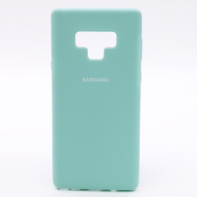 Samsung Note 9 Galaxy Note 9 Case 9 Clear Back Cover 360 Cute Luxury Shockproof Hard Protective PC Case Original Phone Cover: Light blue