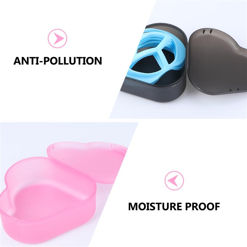 3pcs Mask Internal Support Storage Case Mask Stand Storage Box Dustproof Multi-Functional Mask Bracket Container