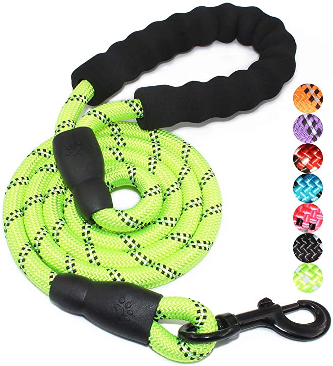 Duurzaam Grote Hond Carriers Leash Training Running Touw Handvat Medium Grote Honden Kraag Riemen Sterke Lead Touwen Voor Rottweiler: green