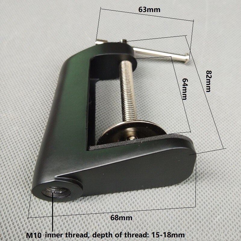1 stk./parti 3.5 " aluminium miniature lille monteringsholder klemme på bordbænk skruestik værktøj skruestik til bordlampe tilbehør