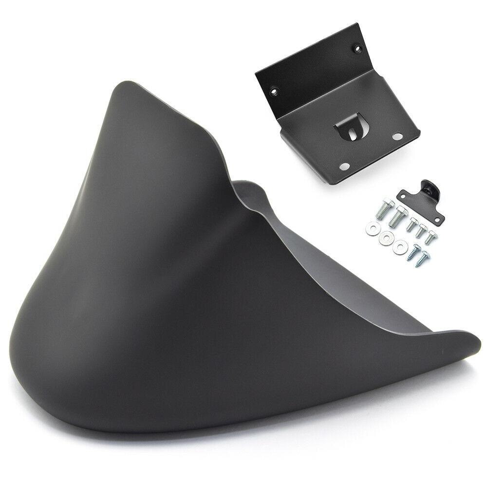 Harley front blank sortere spoiler deksel front spoiler hake fairing passform til harley sportster  xl1200 jern 883 2004: matt svart