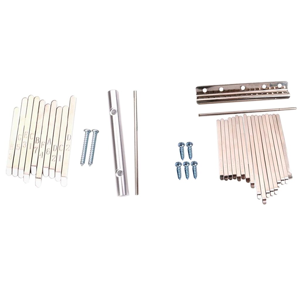 17 Note + 10 Note Kalimba Thumb Piano Keys African Kalimba Mbira Keys Set