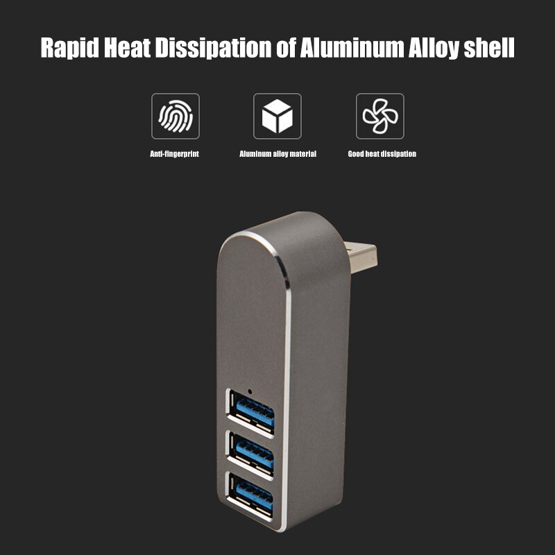 Wireless 3 in 1 USB 3.0 Hub For Laptop Adapter PC Computer USB Charge Hub Notebook Splitter Extension Dell Lenovo HP Accessories