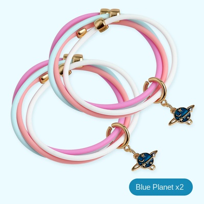 Meisjeshart volwassen muggenwerende armband paar buiten draagbaar anti-muggen artefact kinderen tegen muggen gesp: Roze 2 stuks