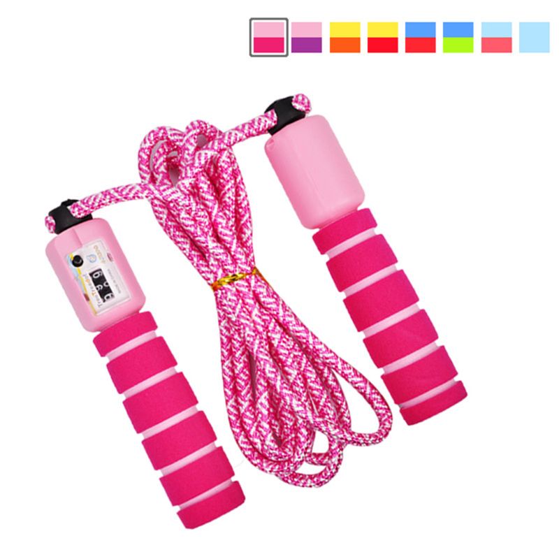 Speed Rope Skipping Rope Jumping Speed Boxing Exercise Rope Digital Skipping Jump Rope with Counter Timer for Boys and Girls