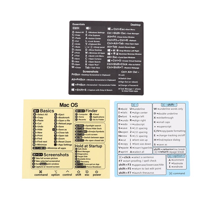 Windows Pc Referentie Sneltoets Sticker Lijm Voor Pc Laptop Desktop