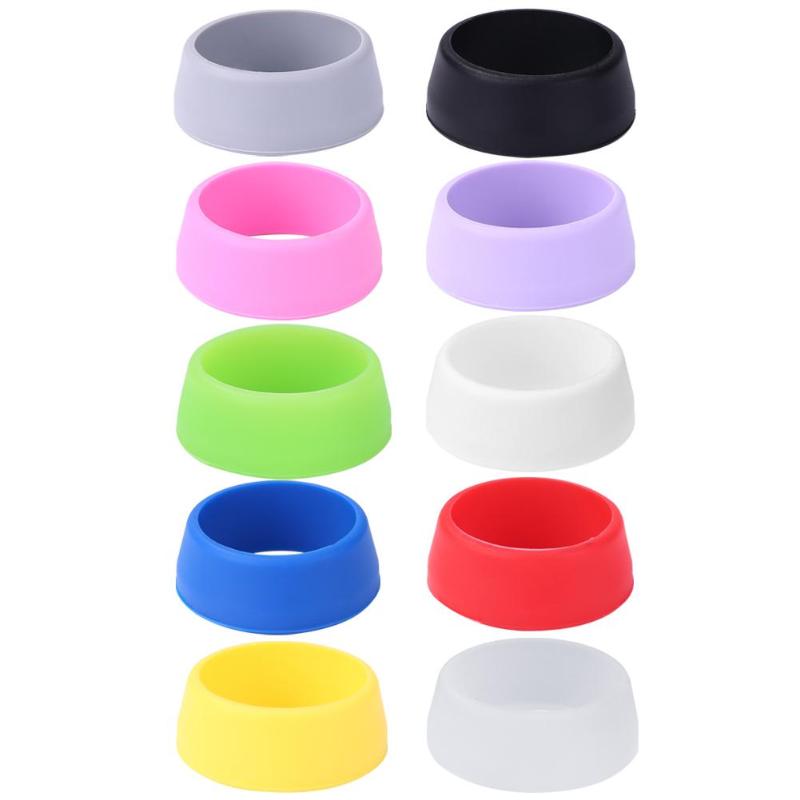 10 Stuks Siliconen Stofkap - Dust Ring - Stofhoes - Stofkap Voor Bitjes En Frezen Pedicure Manicure Freesmachine Pedicuremotor