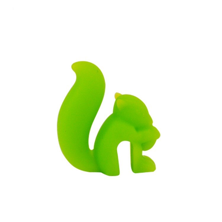 SUEF 1Stck Silikon Tee-ei Eichhörnchen Gerät Tee Tasche Hängen Schnecke Becher Tasse Clip Etikett Partei Neue Jahr Liefert Tee Zubehör: C 1Stck