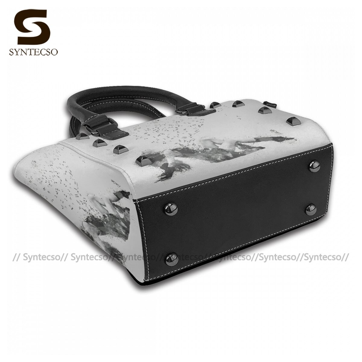 Punk Shoulder Bag Business Woman Handbag Vintage Leather Bags