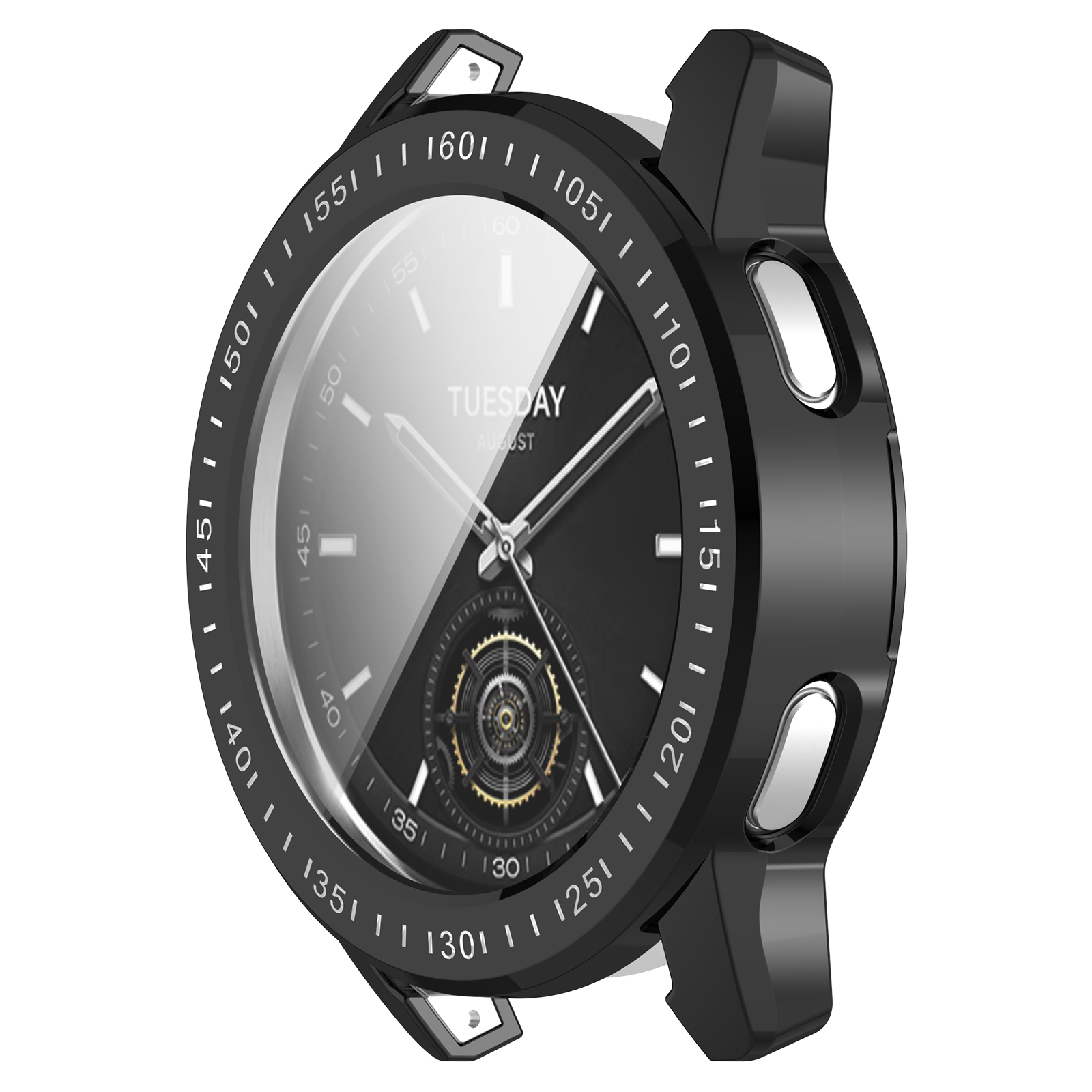 Funda protectora de pantalla para Xiaomi Watch S3, cubierta protectora suave de TPU, accesorios de parachoques, marco Protector de silicona para reloj