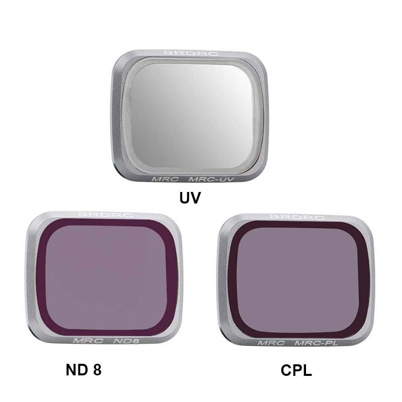 for DJI Mavic Air 2S Lens Filter ND Filter UV CPL NDPL4/8/16/32/64 Light Filters Sets for DJI Air 2S Gimbal Camera Accessories: 3 in 1