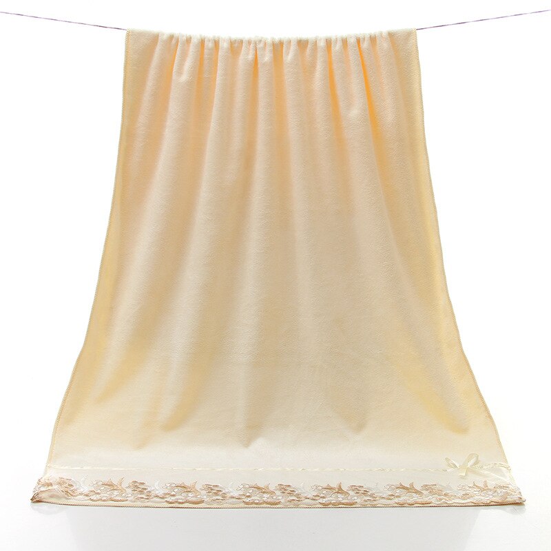 Juego De 3 unids/set De Toallas De baño con borde De encaje bordado para la cara, Toallas De microfibra, decoración De toalls Juegos absorbentes, baño De boda