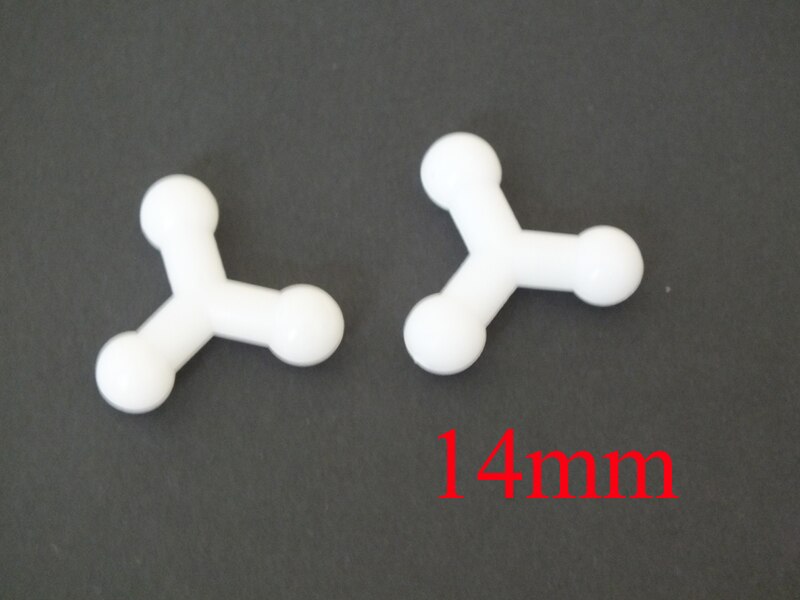 Conector de Unión skelton en forma de cruz, apto para 9,5/12/14/16mm/21mm/25,5mm, junta de esqueleto de juguete a granel.: 30pcs 14MM --1