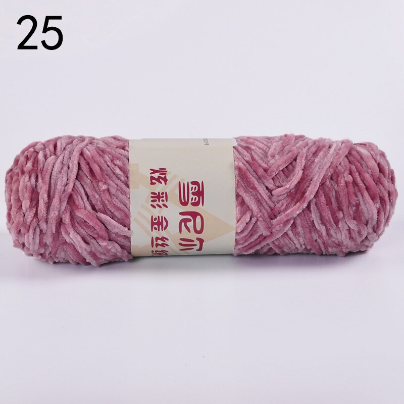 100g Chenille Yarn for Hand Knitting Toys Crochet Plush Threads Woolen Yarn Sewing Ball of Wool Knit DIY