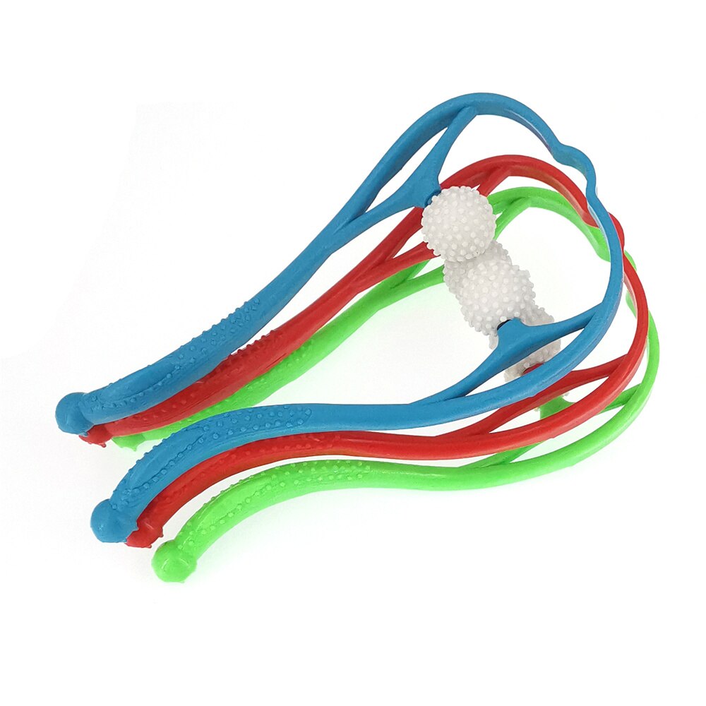 Plastic Druk Punt Therapie Nek Massageador Massagem Verlichten Hand Roller Nek Massager Voor Nek Schouder Trigger Punt