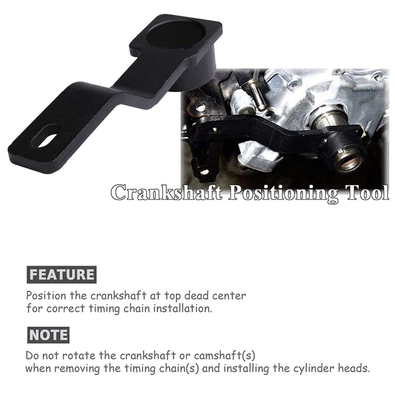 Cam Phaser Crankshaft Position Timing Chain Valve Spring Compressor Engines Repair Tools Kit for Ford 4.6L/5.4L/6.8L 3V