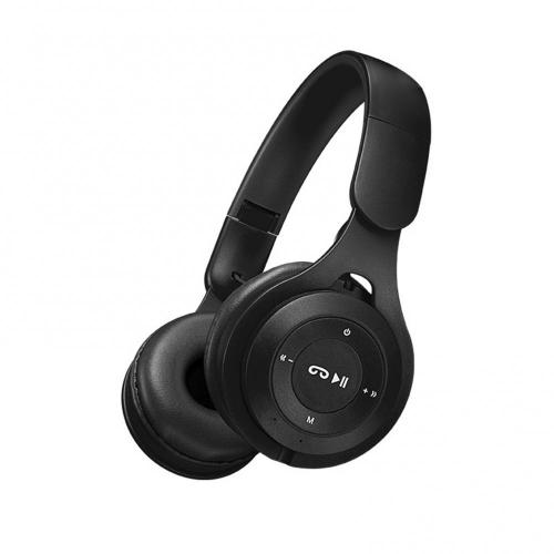 M6 Wireless Foldable Headset Macarons Heavy Bass Bluetooth Gaming Music call Sports Comfortable To Wear Headphon: black
