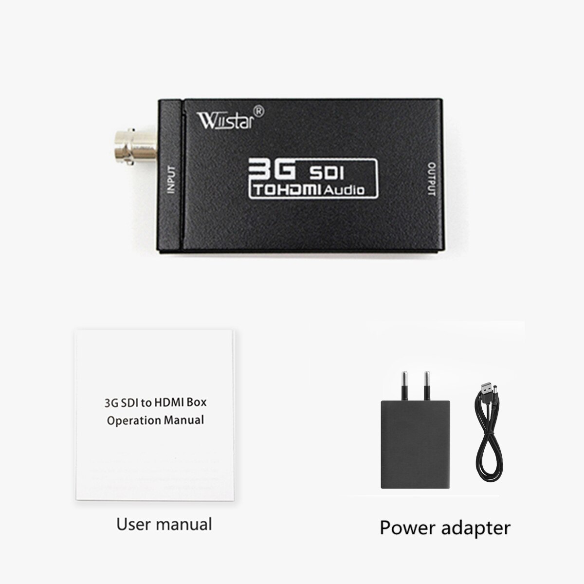 Mini HD 3G SDI to HDMI Converter Adapter Support HD-SDI / 3G-SDI Signals Showing on HDMI