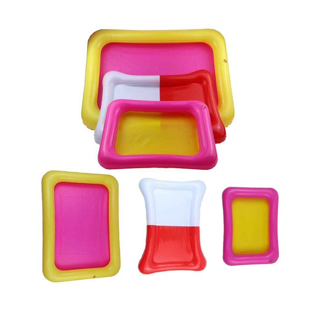 Plateau de sable gonflable château Table Mobile bac à sable PVC bac à sable sensoriel drôle jeu intérieur jouets bac de piscine pour enfants