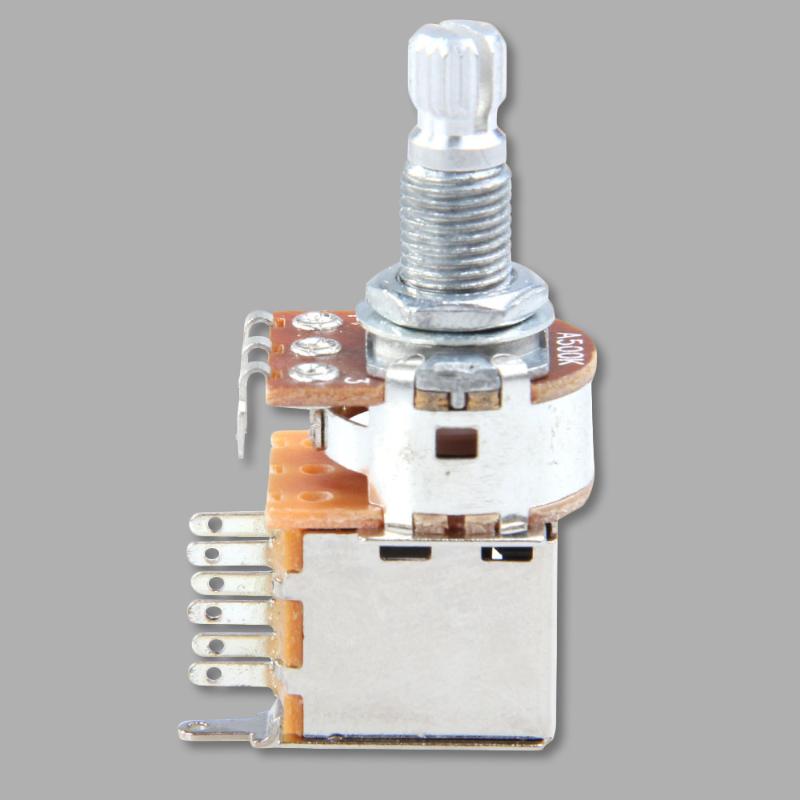 A500K B500K A250K B250K Push Pull Guitar Control Pot Volume Potentiometer Guitar Parts &amp; Accessories Guitar Switch Knob