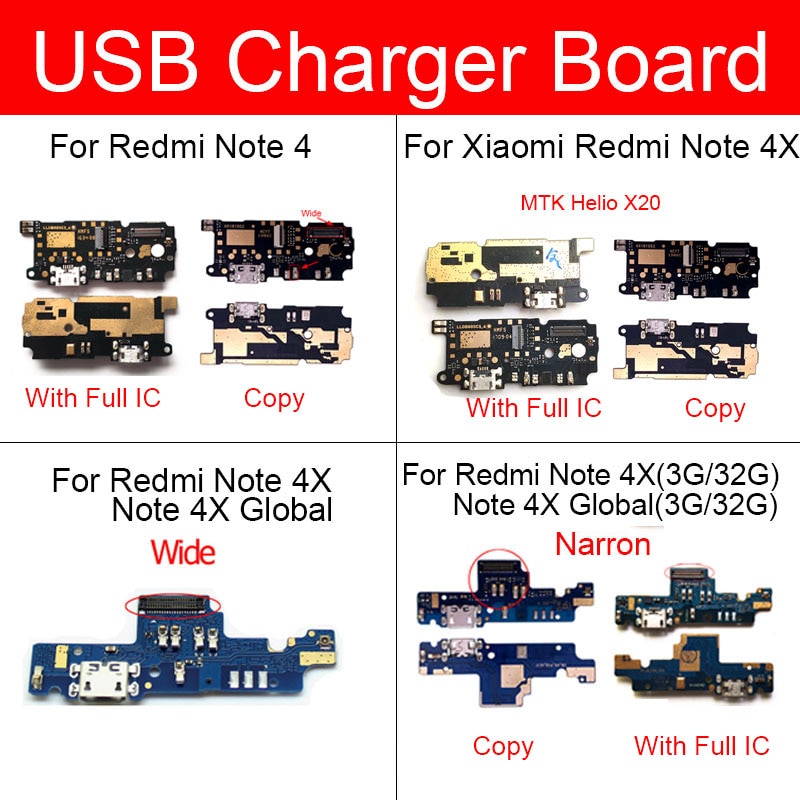 Placa de entrada usb carregadora, para xiaomi redmi note 4x x20 conector de carregamento para xiaomi note 4 porta de carregamento usb + peças do microfone