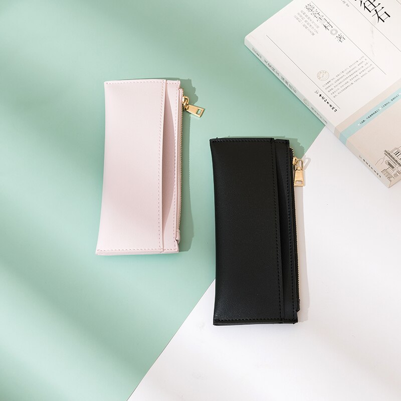 Etui voor Studenten - Leren Tekenstijl - Schattige Schrijfwaren Doos voor School & Kantoor