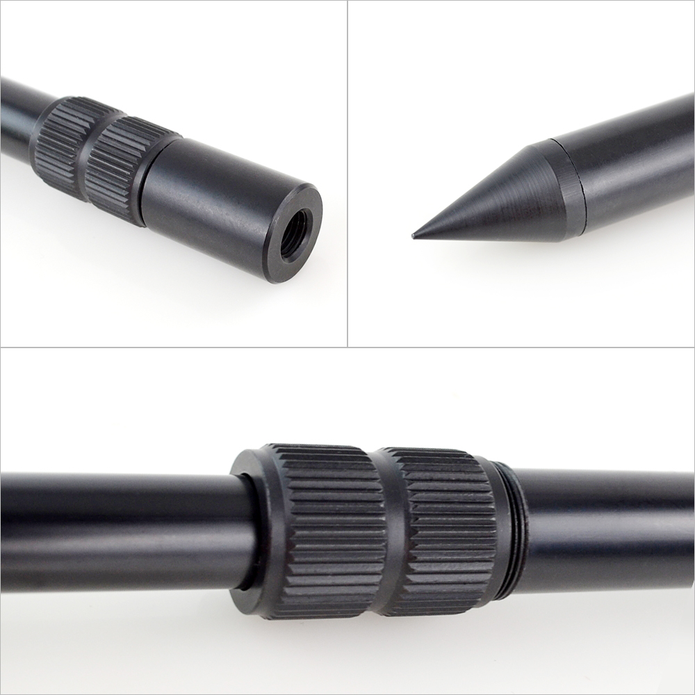 2pcs Carp Fishing Bank Sticks Aluminium Telescopic Banksticks Fishing Rod Pod Support Fishing Accessories
