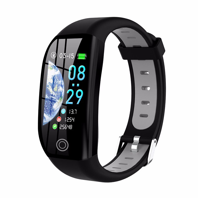 GPS Fitness Tracker Mit Blutdruck Messung Armbinde Gesundheit Cardio Sport Herz Bewertung Blut Pedometer Clever Armbinde: grau Clever Band