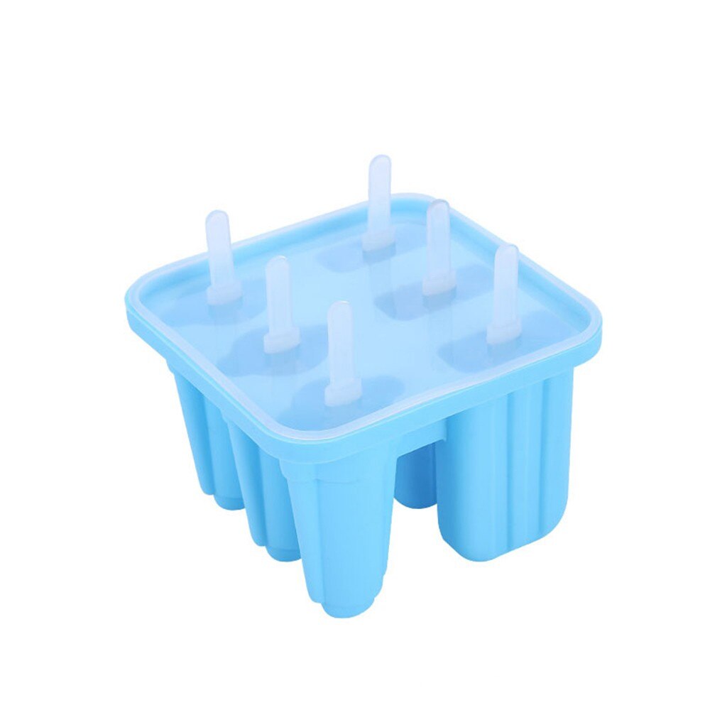 Silicone Ice Popsicle Maker 6 Holtes Zelfgemaakte Ijslolly Mallen Vormen Holtes Zelfgemaakte Ijslolly Mallen Vormen