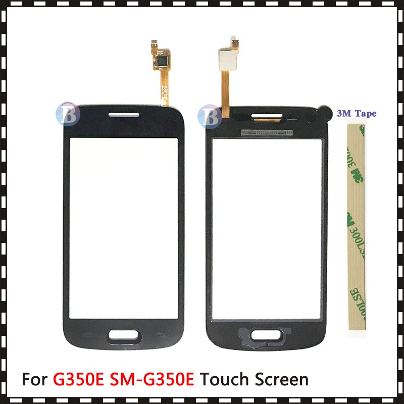 4.3 &quot;Voor Samsung Galaxy Duos Star Advance G350E SM-G350E Touch Screen Digitizer Sensor Outer Glas Lens Panel Zwart Wit