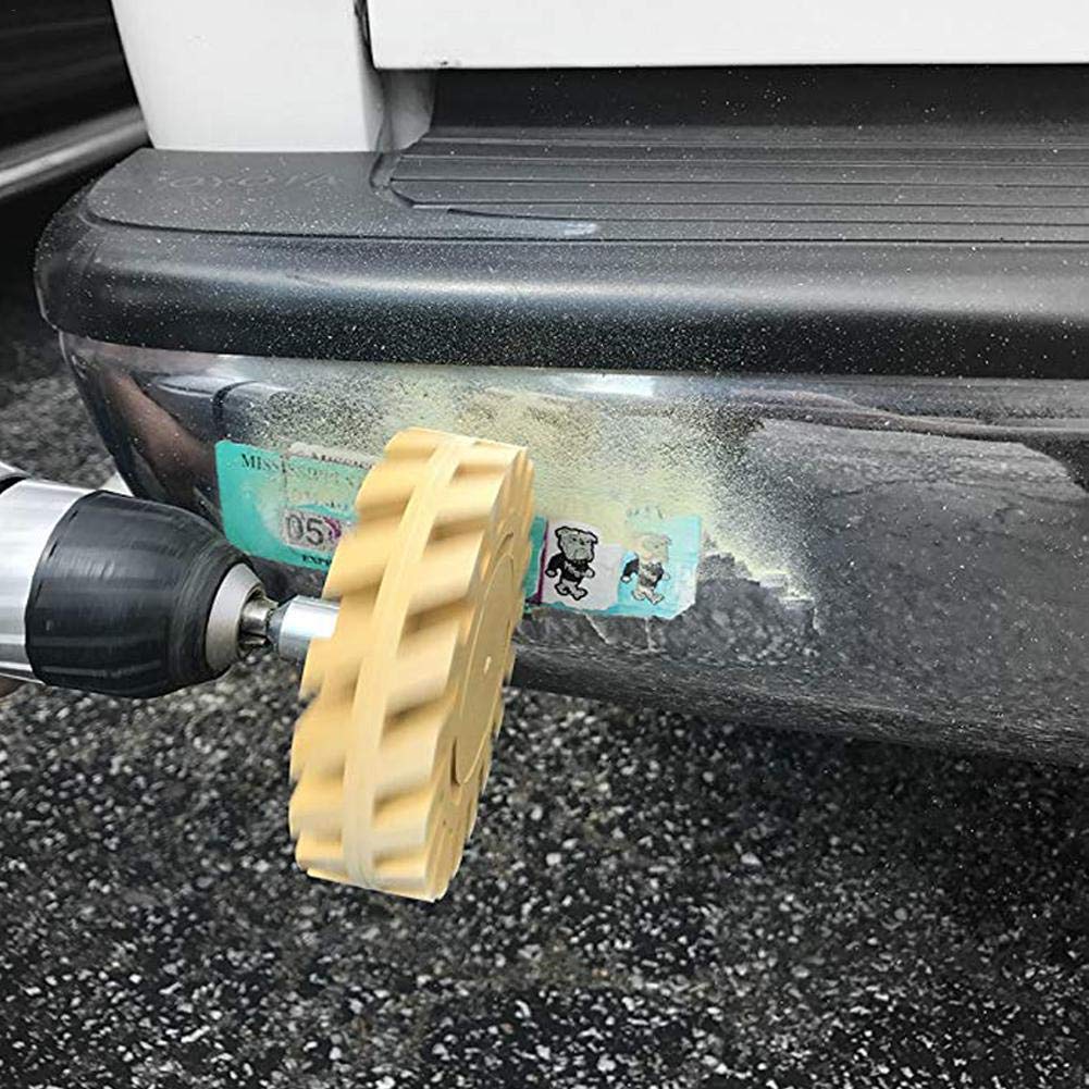 JUSTINLAU-desgasificador neumático de discos, removedor de pintura, pegamento, amoladora de goma, borrador de rueda, adaptador de almohadilla de 4 pulgadas, removedor adhesivo de 100mm