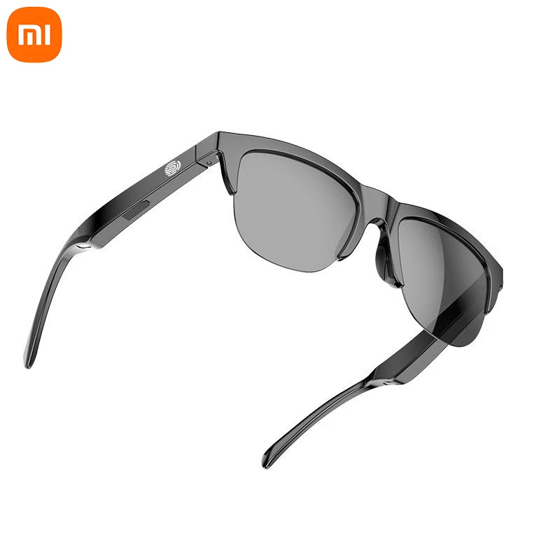 Xiaomi Smart Sunglasses Glasses Bluetooth Call Outdoor Sports Headphones HIFI Blue Light Waterproof Anti-UV For Men And Women: WHITE