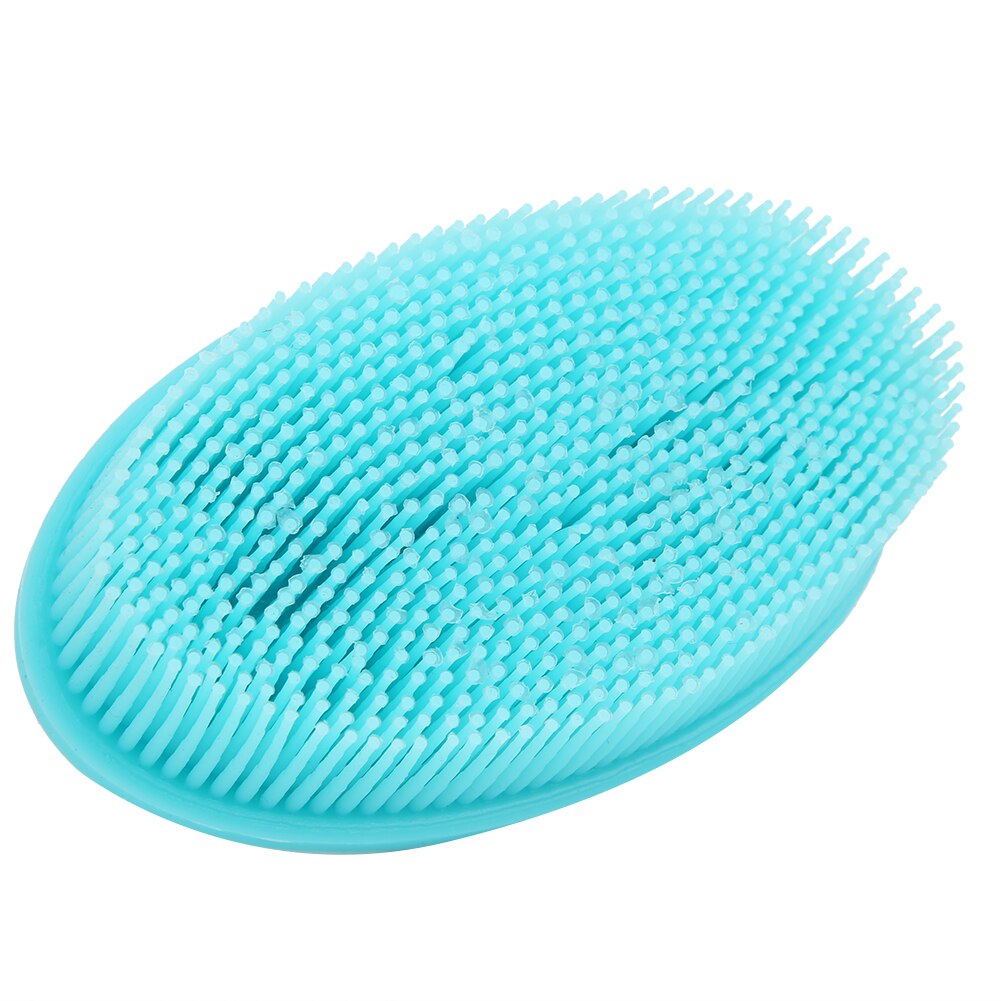 Siliconen babybadborstel zachte loofah bodyscrub exfoliërende badscrubborstel voor mannen vrouwen baby