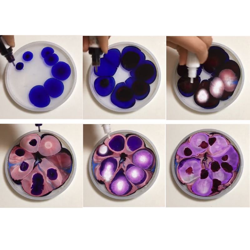 Art Ink Natural Pigment Colorant Dye Ink Diffusion UV Epoxy Resin Jewelry Making