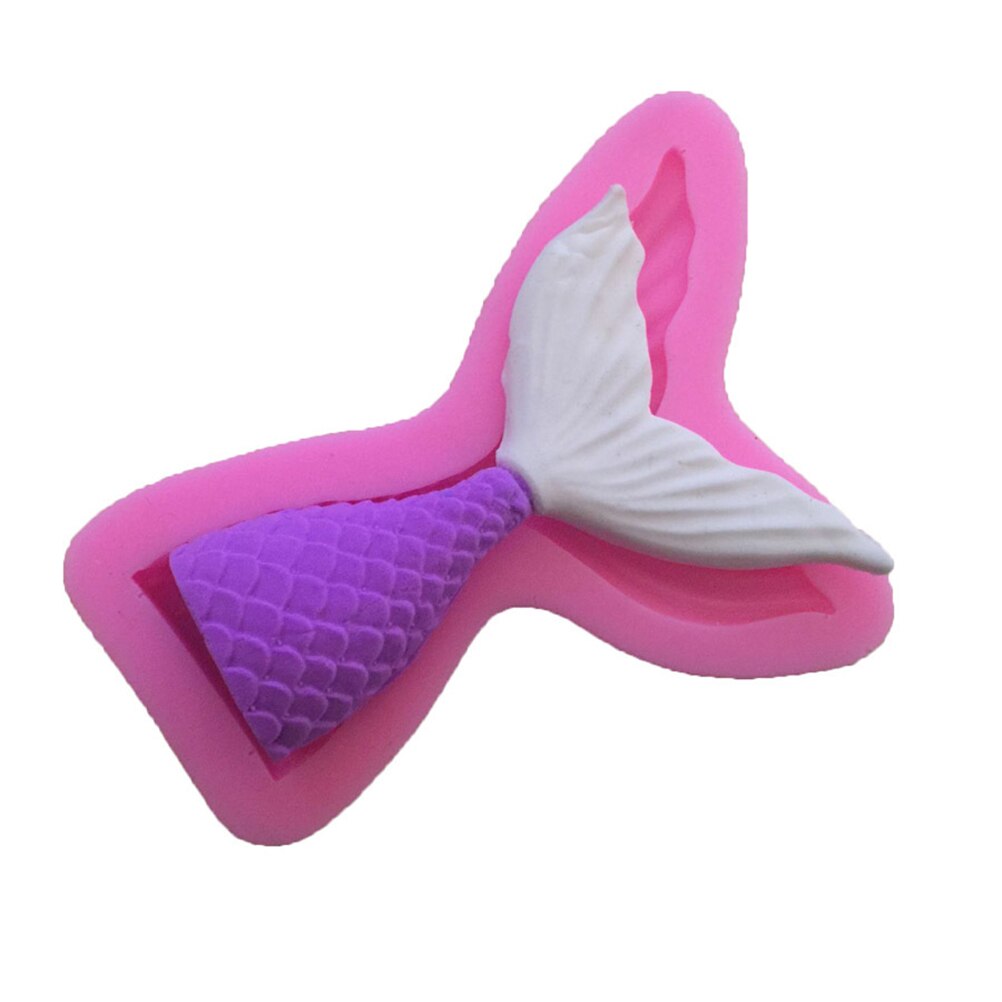 Mermaid Tail Siliconen Mallen mall/BigChocolate Snoep Mallen Fondant Cake Bakken Tools 2 maten