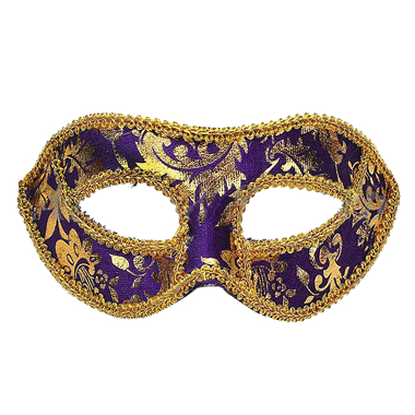Venetiaanse Maskerade Fancy Dress Bal Oogmasker Party Halloween Kostuum Decoratieve Masker Feestartikelen Accessoires: purple