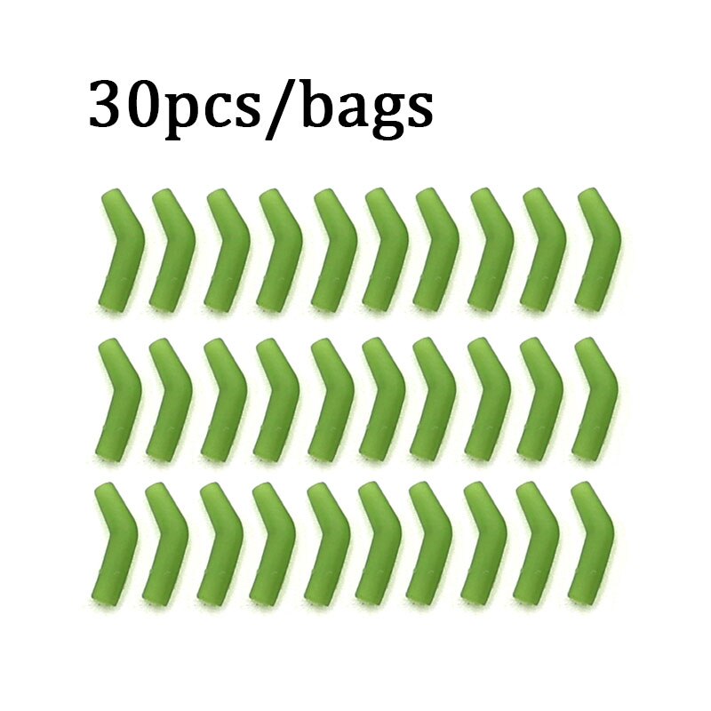 30 Stuks Karpervissen Haak Kickers D Rig Kicker Aligners Haken Mouwen Rigs Accessoires End Terminal Tackle: Default Title