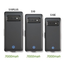 7000Mah Batterij Lader Case Voor Samsung Galaxy S10 S10e S10 Plus Batterij Case Back Clip Batterie Externe Cover Powerbank case