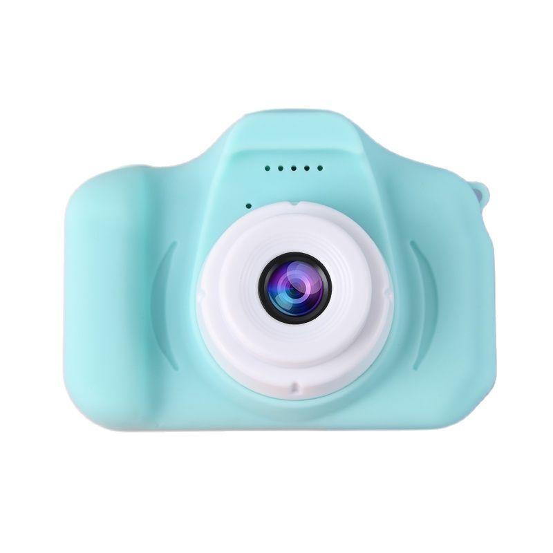 Children Kids Camera Mini Digital Camera Educational Toys for Baby 1080P Dual lens Video Camera with 2 Inch Display Screen: green / HD Dual lens